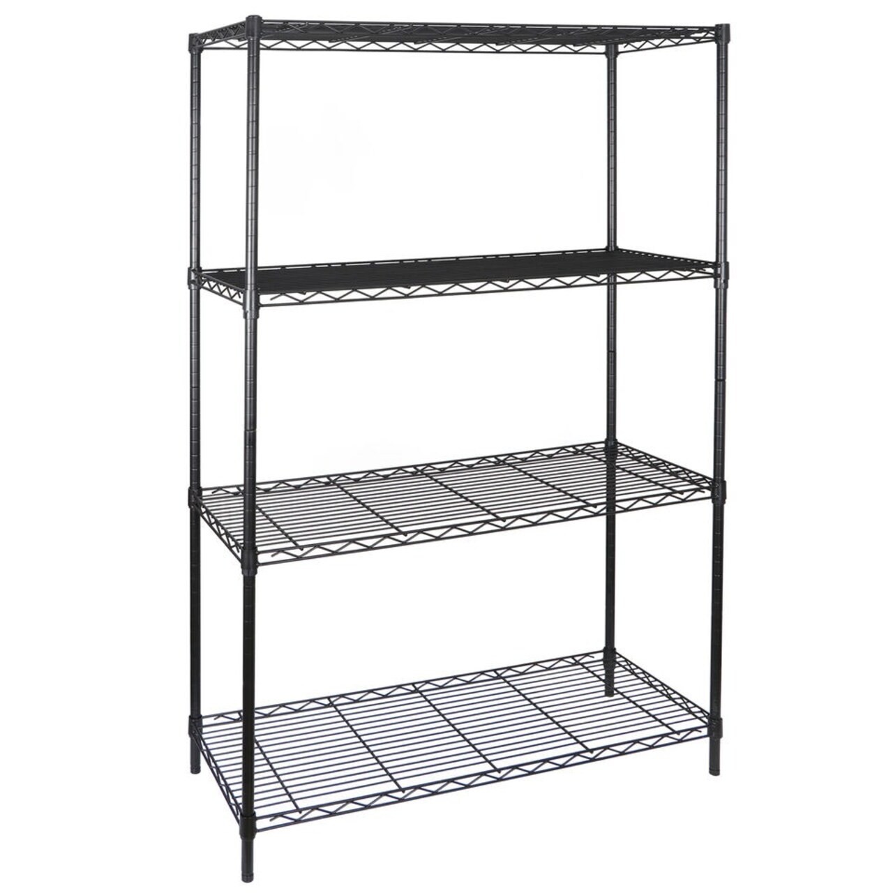 4-Tier Heavy Duty Storage Shelves Garage Shelf Metal Shelving Organization